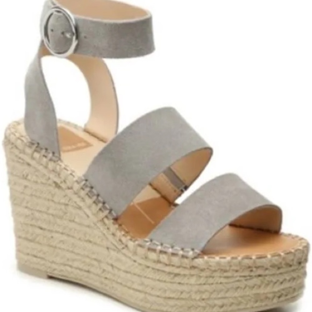 Dolce Vita Gray Wedge Sandals